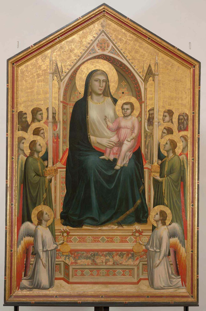 Madonna col Bambino in trono, angeli e santi (Maestà di Ognissanti), 1305-1310 c