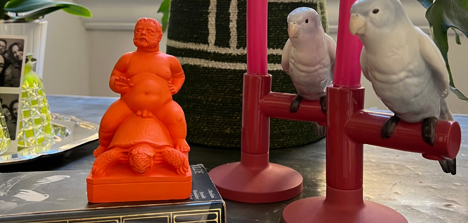 regali per chi ama l'arte nano morgante arancione