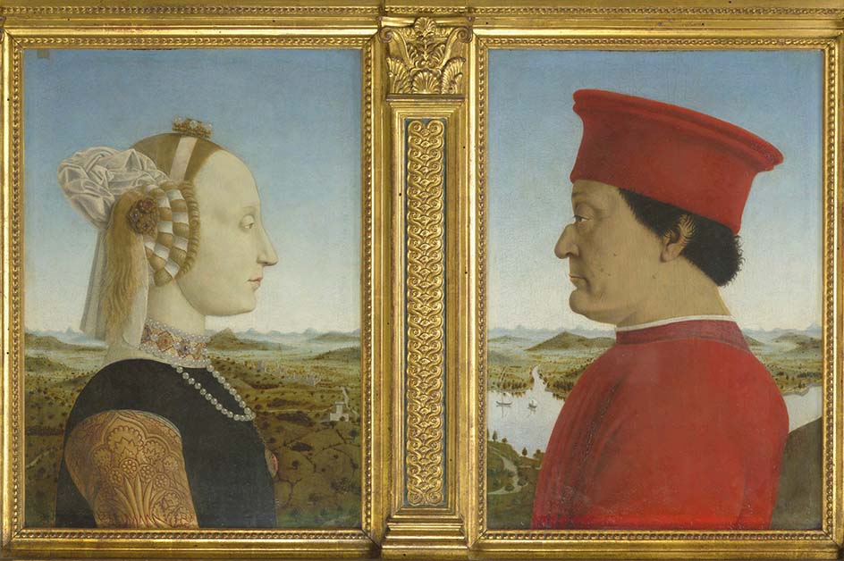 cosa vedere agli uffizi duchi di urbino piero della francesca