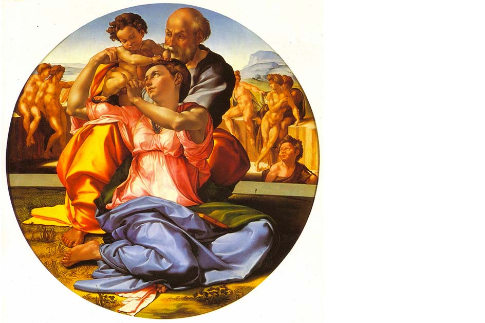 cosa vedere agli uffizi tondo doni michelangelo