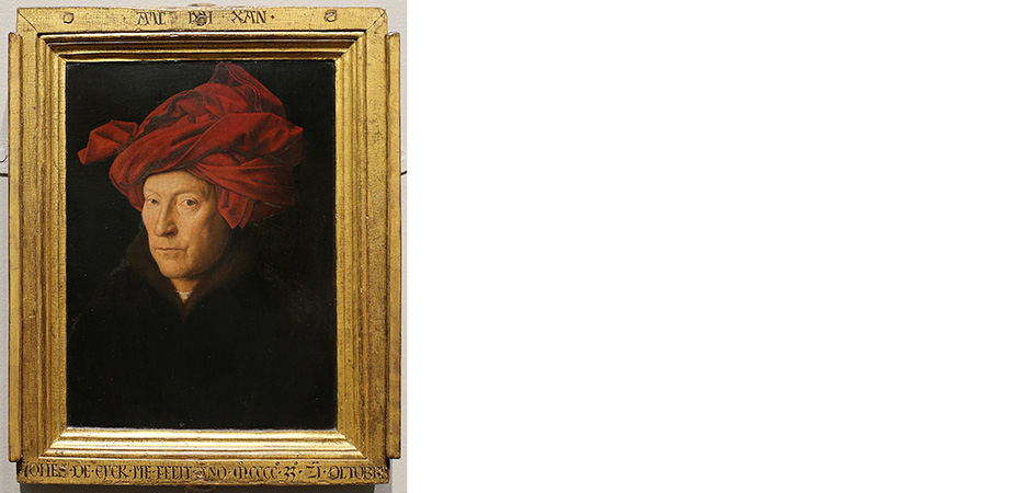 L'uomo con turbante rosso jan van eyck