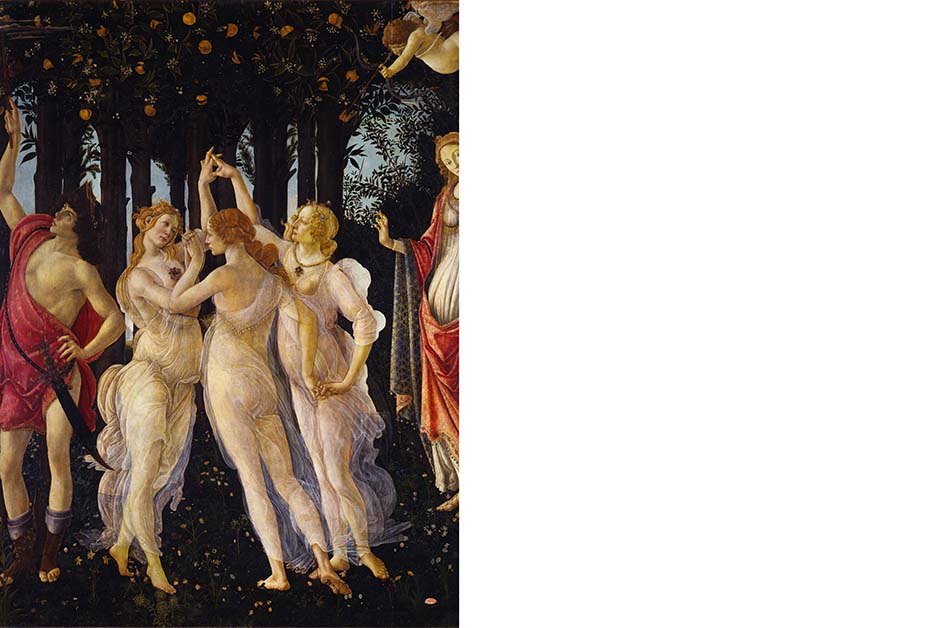 primavera botticelli particolare