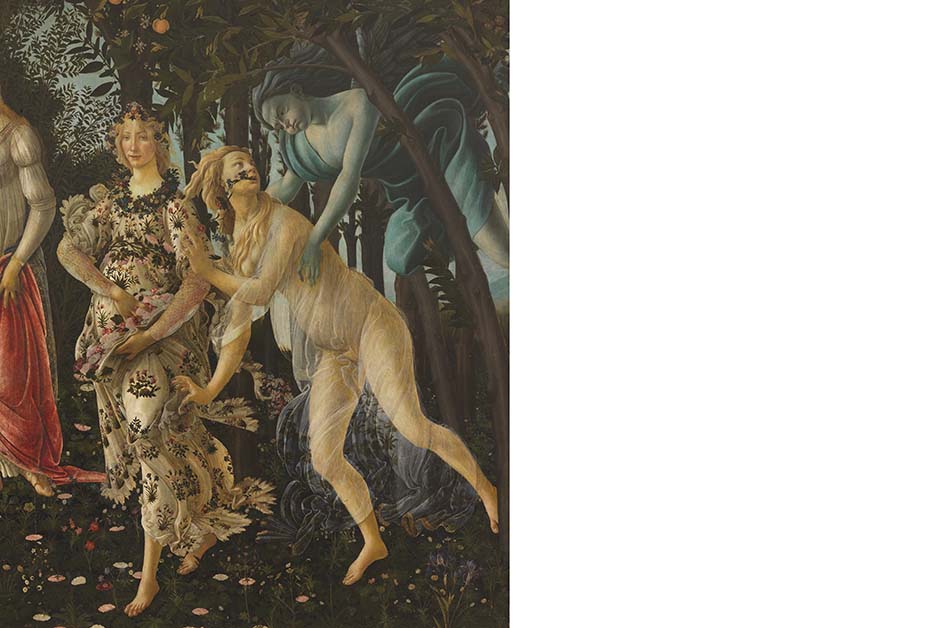 Primavera botticelli zefiro clori primavera
