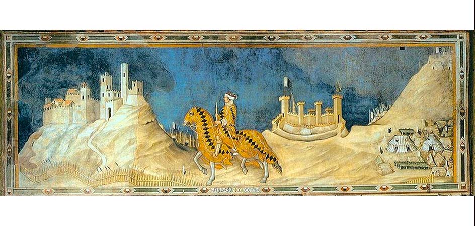 Guidoriccio da fogliano assedio di montemassi simone martini siena