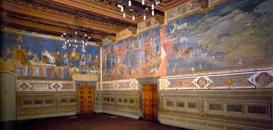 Il Buono e il Cattivo Governo Ambrogio Lorenzetti Siena
