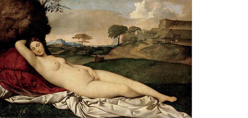venere dormiente di giorgione