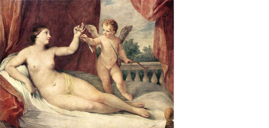venere e cupido guido reni