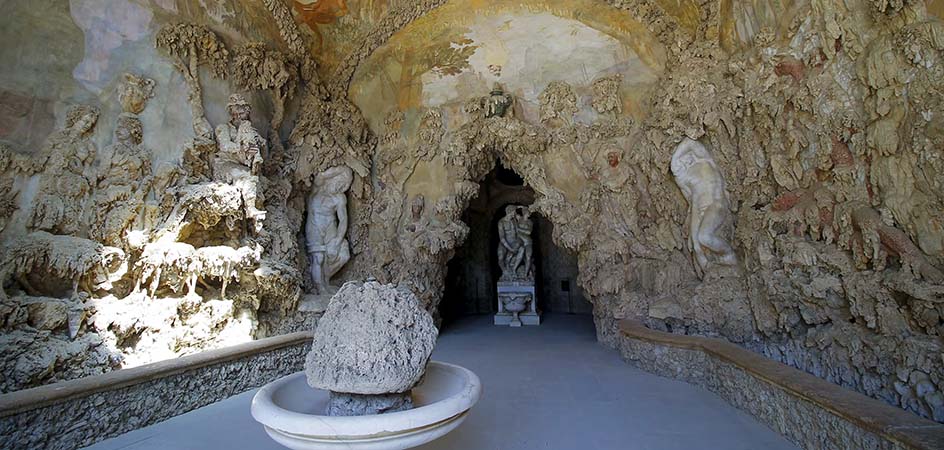 giardino di boboli grotta del buontalenti interno