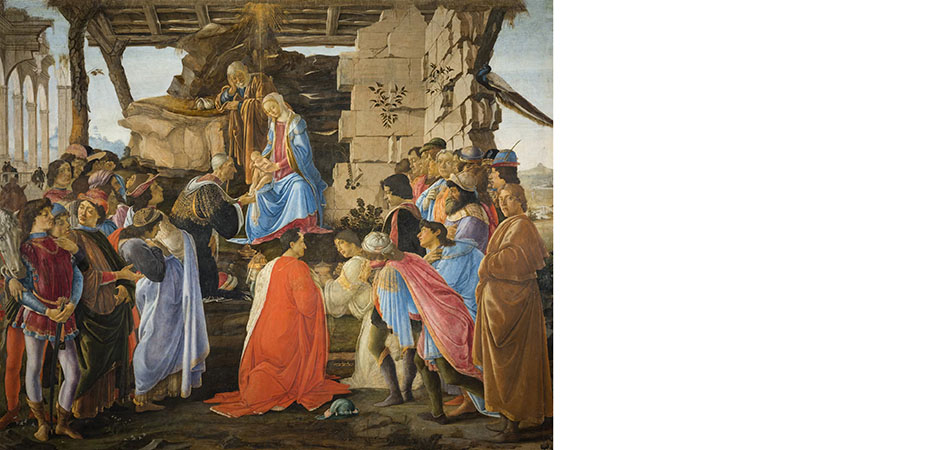 adorazione dei magi sandro botticelli