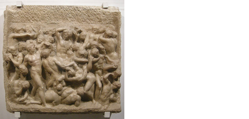 battaglia dei centauri michelangelo