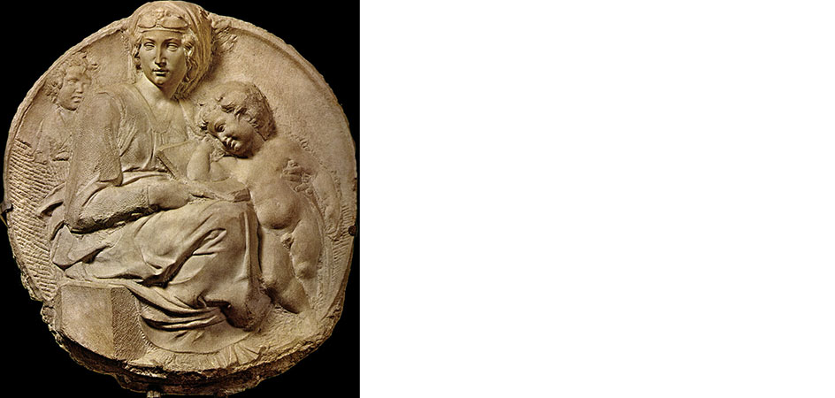 tondo pitti michelangelo