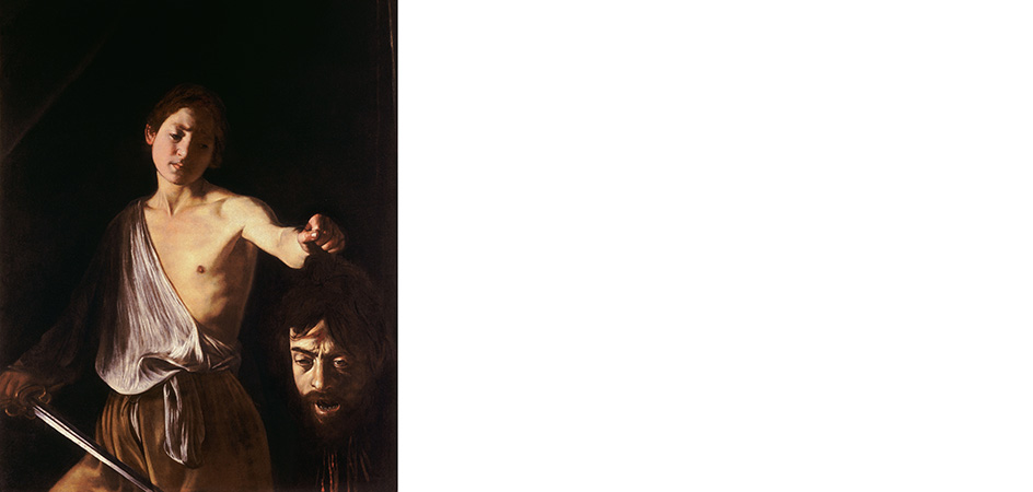 davide con la testa di golia caravaggio