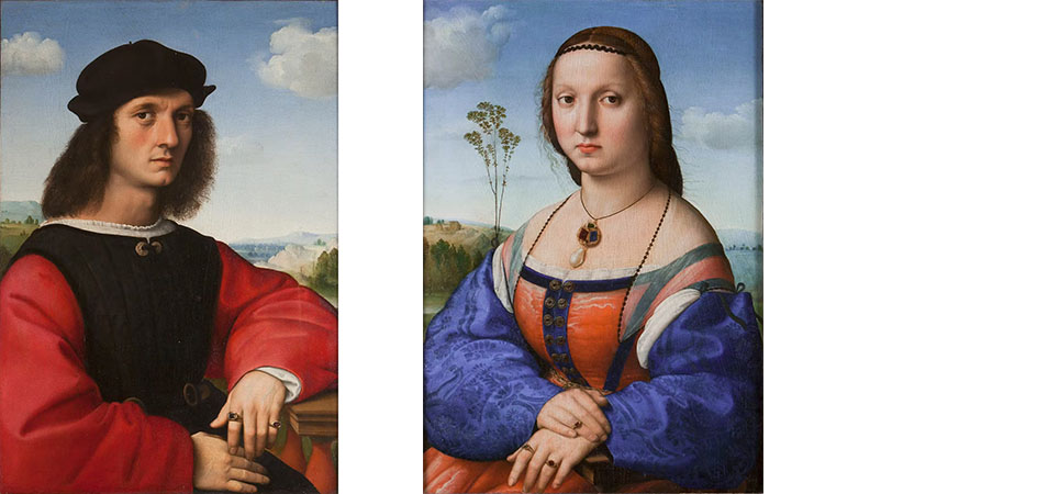 agnolo e maddalena doni raffello sanzio