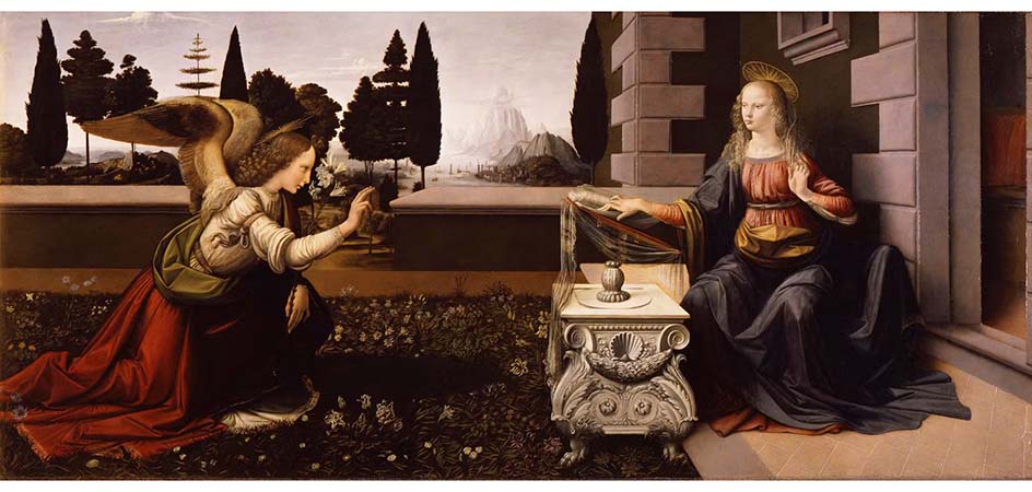 annunciazione leonardo da vinci