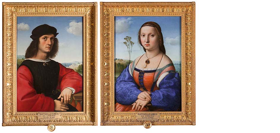 ritratto di agnolo e maddalena doni raffaello