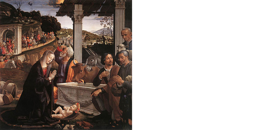 adorazione dei pastori domenico ghirlandaio