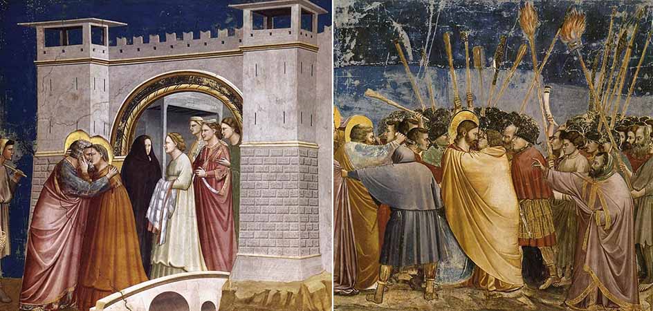 bacio di giuda giotto