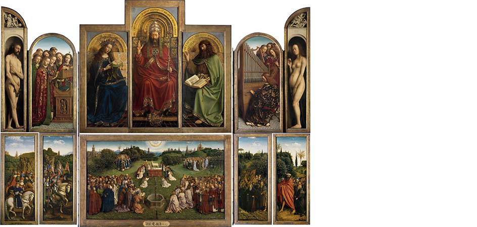 polittico dell'agnello mistico van eyck