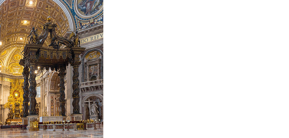 baldacchino di san pietro bernini