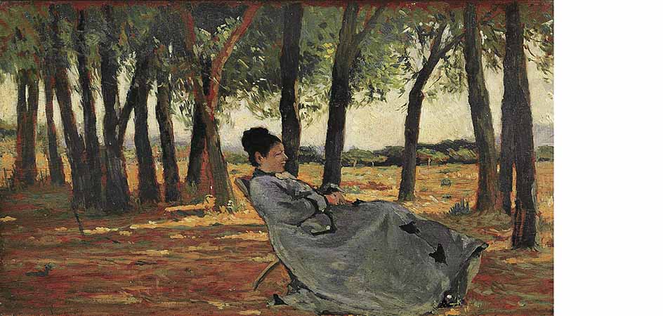 la signora martelli a castiglioncello giovanni fattori