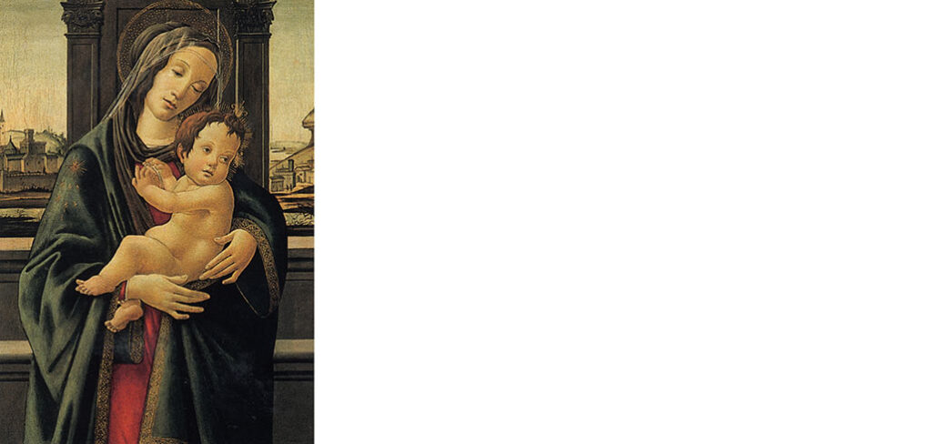 madonna botticelli museo stibbert