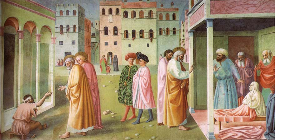 Resurrezione di Tabita Masolino e Masaccio