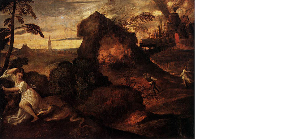 orfeo ed euridice tiziano