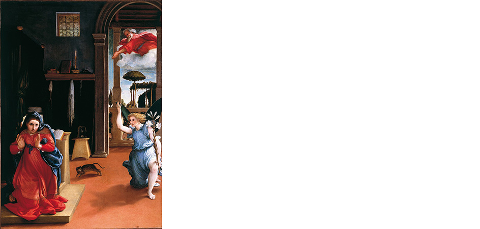 annunciazione di recanati lorenzo lotto