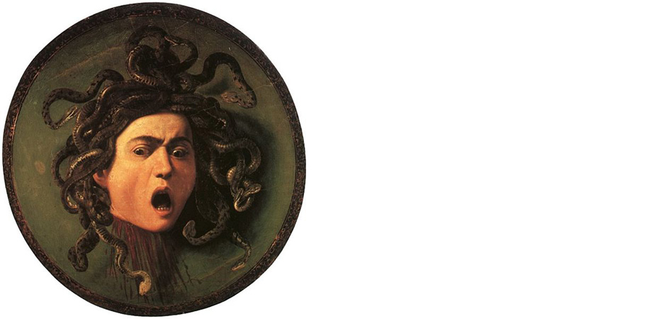 scudo con testa di medusa caravaggio