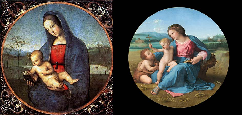 madonna conestabile madonna d'alba raffaello