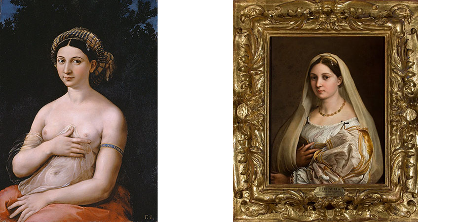 la fornarina la velata raffaello 