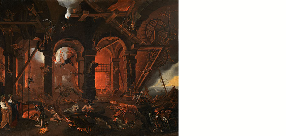 dante e virgilio all'inferno filippo napoletano