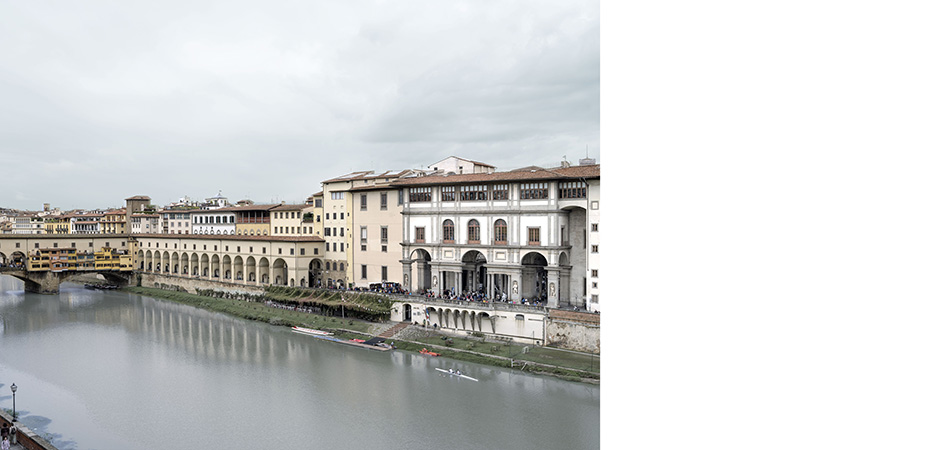 corridoio vasariano vista 