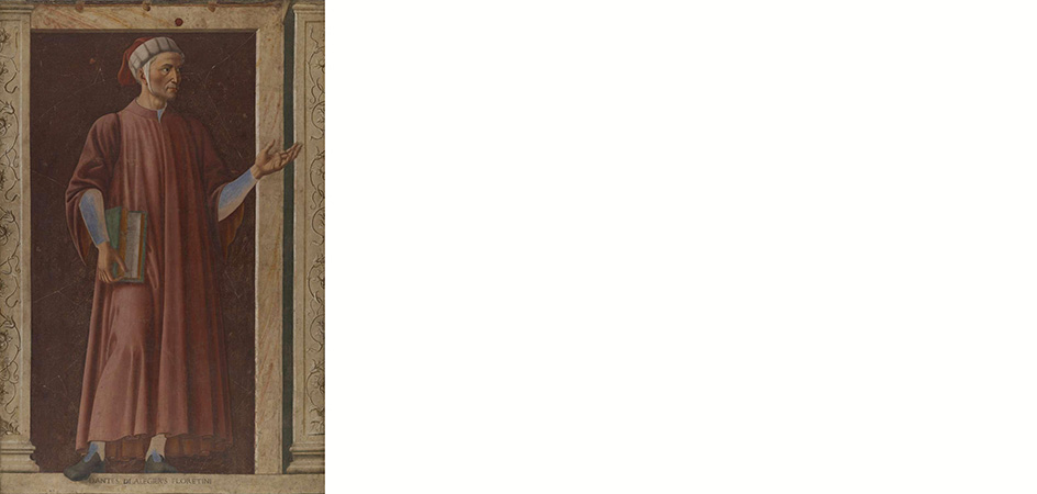 ritratto di dante andrea del castagno