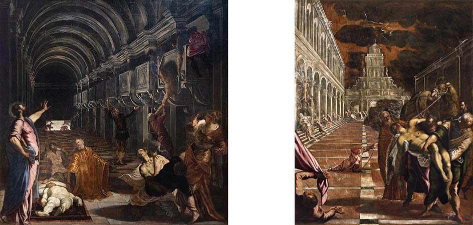 ritrovamento del corpo del santo messa in salvo del corpo di san jacopo tintoretto