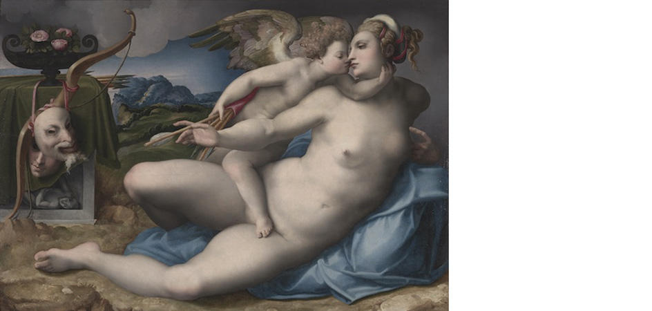 venere e amore ridolfo del ghirlandaio