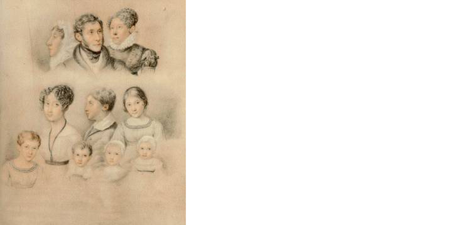 disegno della famiglia manzoni ernestina bisi legnani