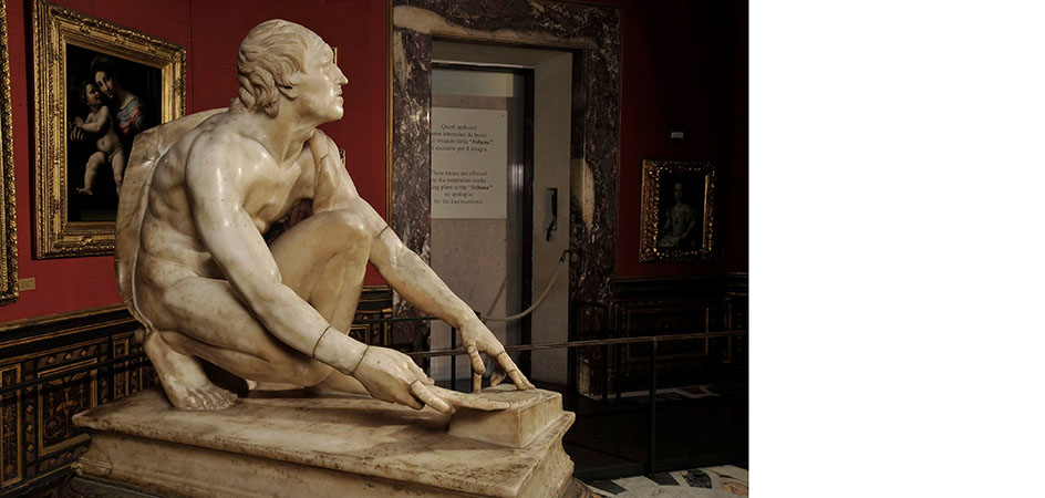 Arrotino tribuna uffizi