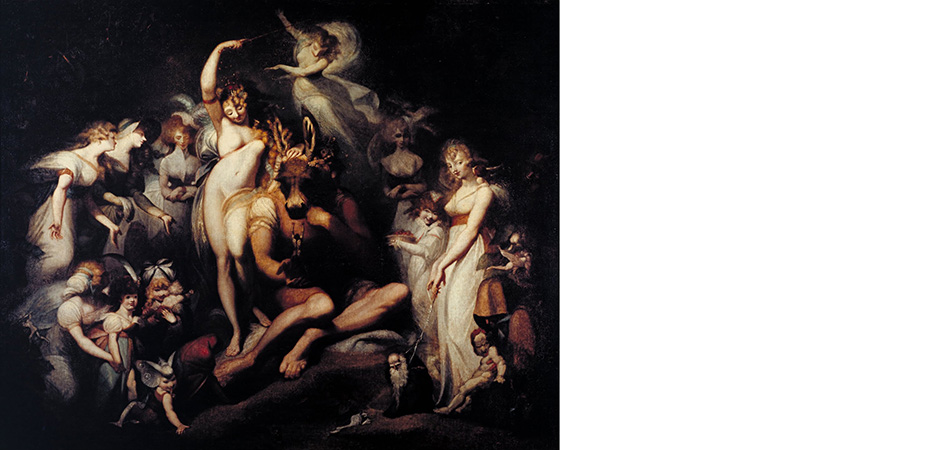 Titania e Bottom con la testa d’asino di Füssli